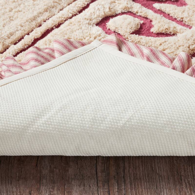 Sawyer Mill Red Farmhouse Bathmat 27x48