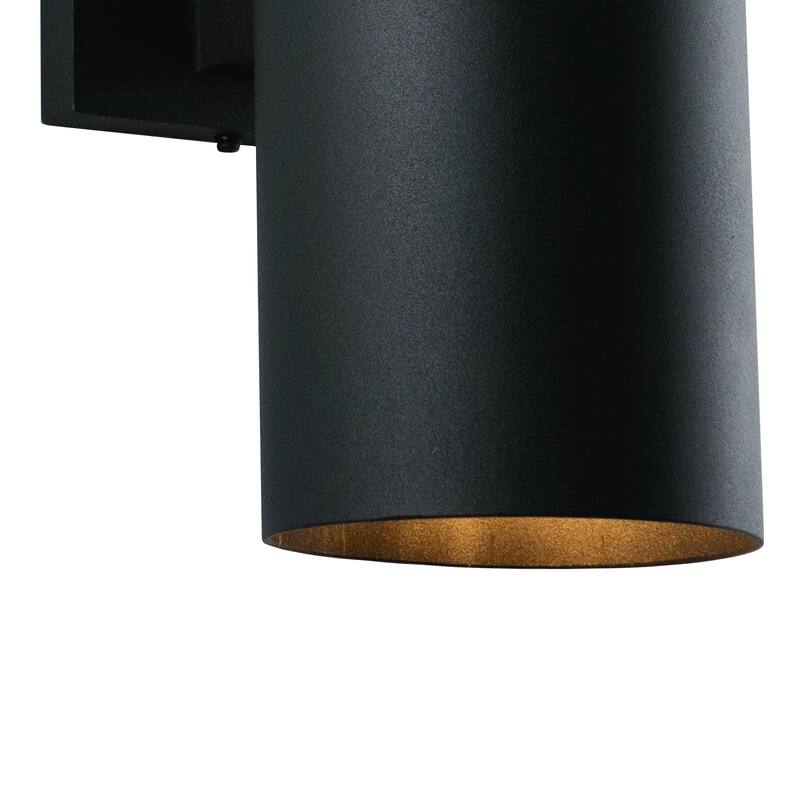 Chiasso Aluminum 2-Light Cylinder Outdoor Wall Lantern
