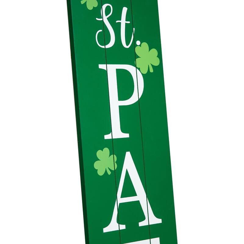 Glitzhome 60"H Wooden St. Patrick's Porch Sign