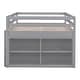 preview thumbnail 8 of 22, Kid-Friendly Design Full Size Loft Bed with Desk and Drawers