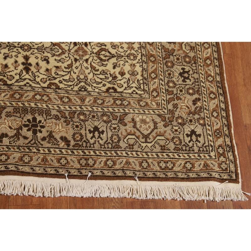 All-Over Anatolian Turkish Vintage Area Rug Hand-Knotted Wool Carpet - 6'7" X 9'10"