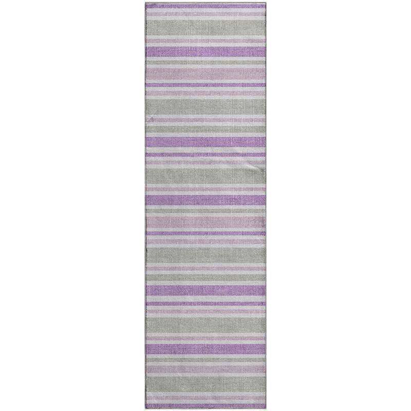 Premium Washable Super Soft Modern Cabana Stripe Mayfield Rug