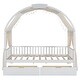 preview thumbnail 7 of 18, Twin Size Bed with Arched Canopy and Integrated Drawers , Pinewood Construction, Playful Tent