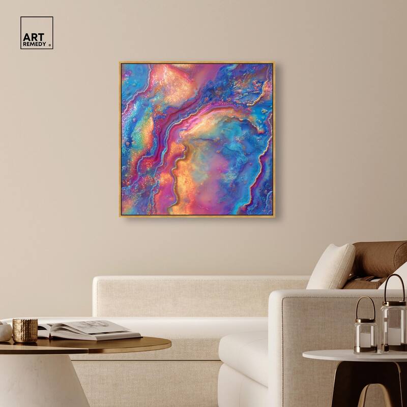 Glittering Spectrum II Canvas by Art Remedy
