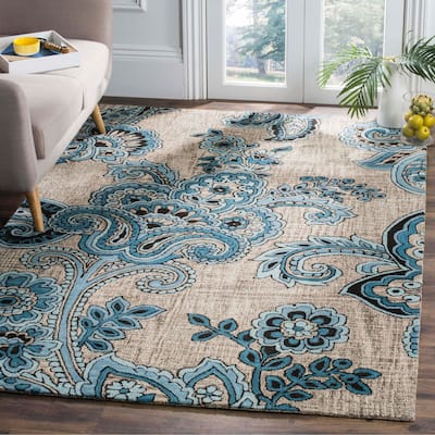 SAFAVIEH Handmade Allure Angie Modern Floral Wool Rug