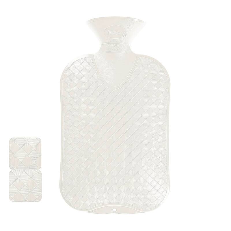 Hot Water Bottle Crossbreed White Cover - White