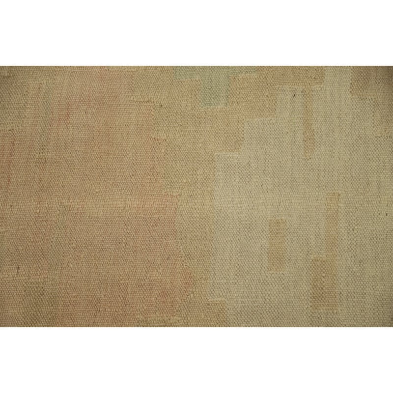 Hand Woven Oriental 100% Wool Carpet Southwestern Tribal Multi-Colored Kilim Area Rug - 9' 9'' X 8' 3''