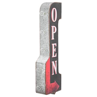 "Open" Vintage LED Marquee Sign
