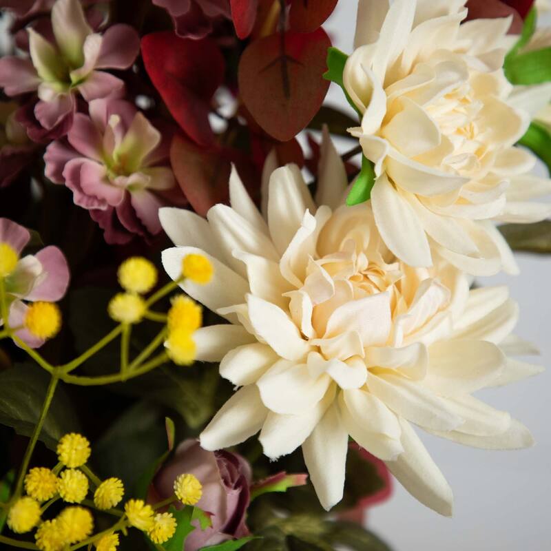 Artificial Mixed Floral Arrangement in Vase - 25" - Multi