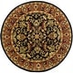 preview thumbnail 20 of 38, SAFAVIEH Heritage Krysta Hand-tufted Wool Traditional Area Rug 6' Round - Black/Red - Round