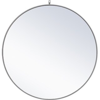 Elegant Lighting Eternity 42" Diameter Circular Beveled Metal Framed
