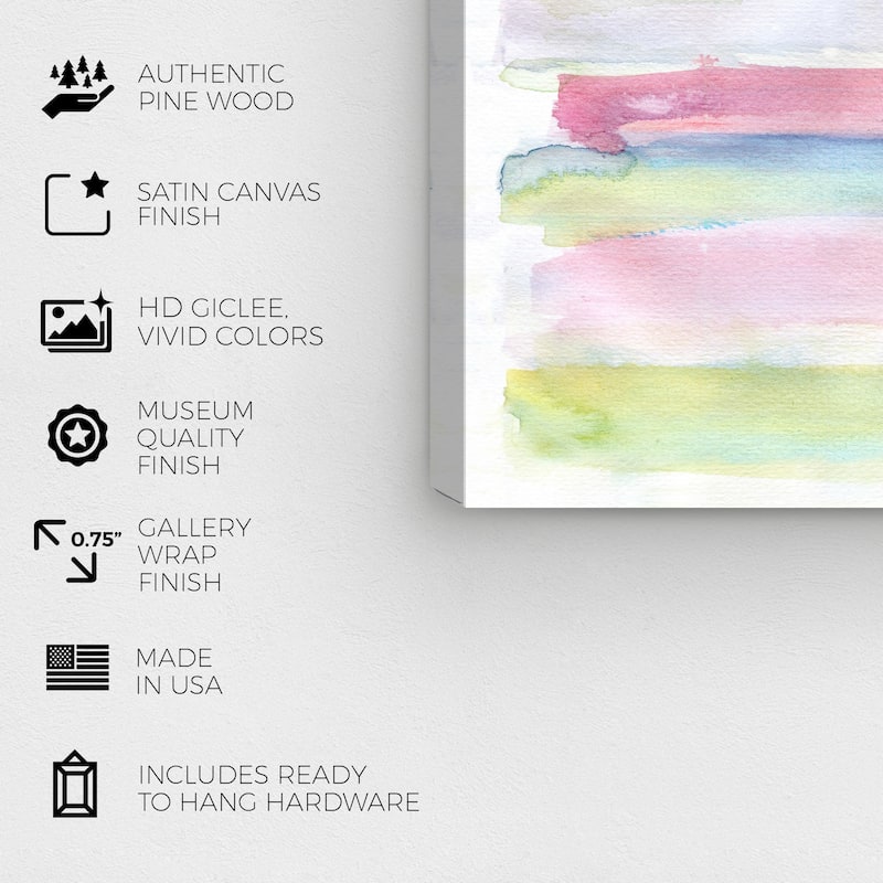 Wynwood Studio Abstract Melted Marshmallows Yellow and Light Yellow Modern & Contemporary Wall Art Canvas Print