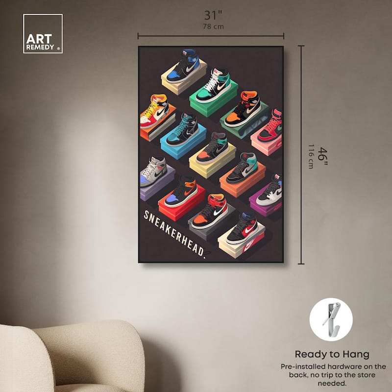 Sneaker Collection Dreams Canvas by Art Remedy