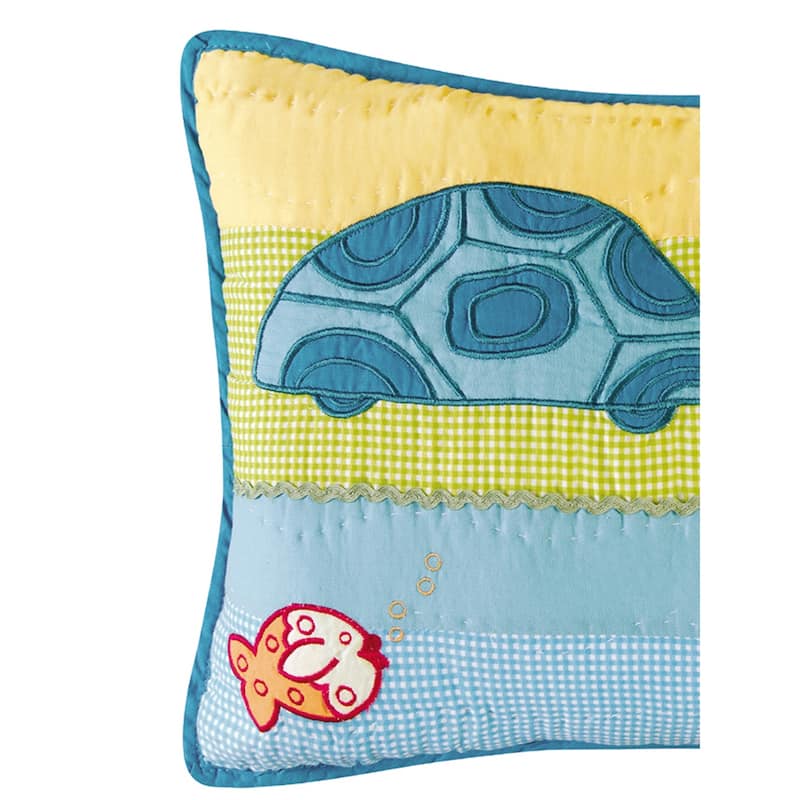 12" x 16" By the Pond Quilted Pillow