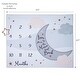 preview thumbnail 3 of 4, Lambs & Ivy Goodnight Moon Milestone Photo Opportunity Soft Fleece Baby Blanket