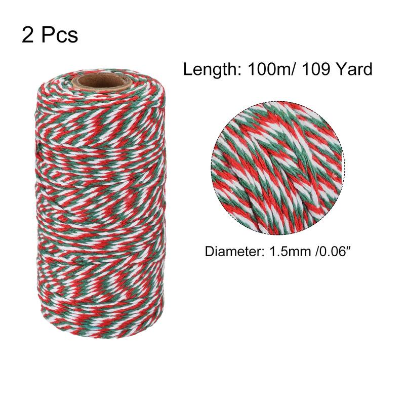 Twine Packing String Wrapping Cotton Twine Rope, for Gift Wrapping