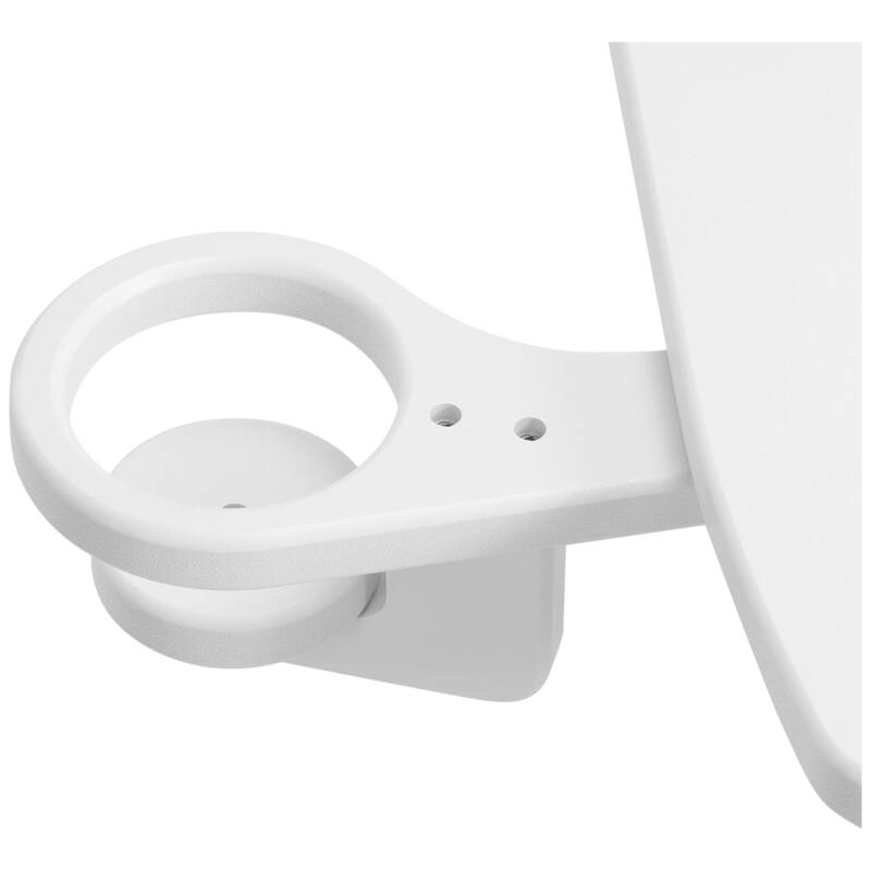 Brighton Outdoor Poly Reclining Chaise Lounge with Wheels & Cup Holder (Set of 4)