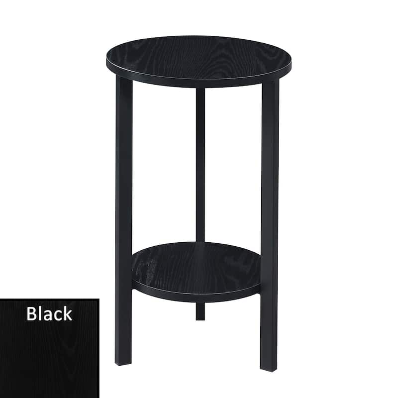 Convenience Concepts Graystone 24 inch 2 Tier Plant Stand