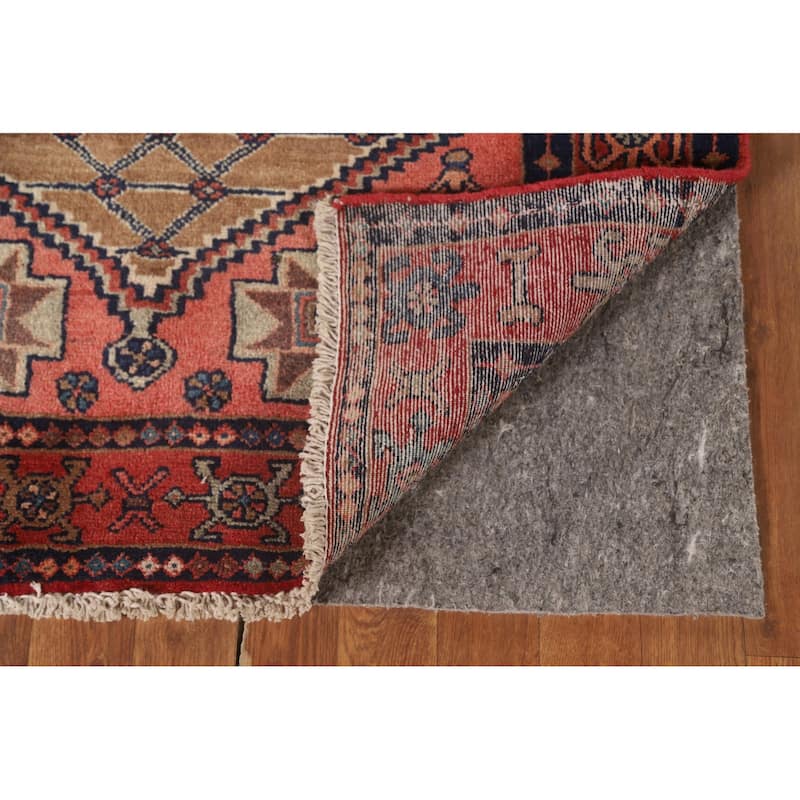 Koliaei Persian Vintage Runner Rug Hand-Knotted Wool Carpet - 3'5" x 12'5"