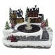 preview thumbnail 19 of 50, Alpine Corporation Christmas Winter Wonderland Set with LED Lights and Music