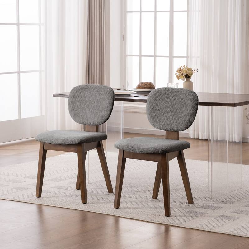 Set of 2/4/6 Mid-Century Modern Upholstered Dining Chairs