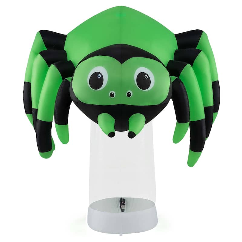 Costway 6 ft Halloween Inflatable Spider Pre-Lit Floating Spider - See Details