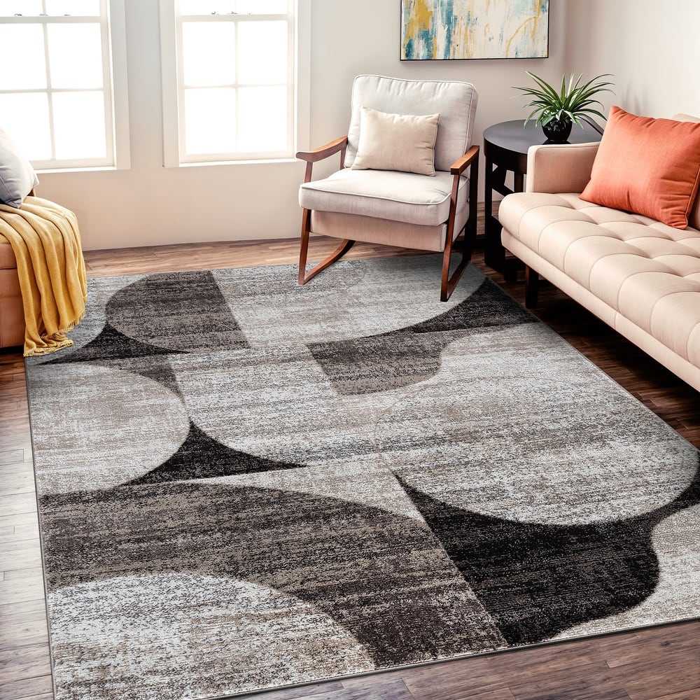World Rug Gallery Modern Geometric Design Area Rug