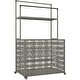 preview thumbnail 20 of 25, Outsunny Wicker Pool Float Storage Organizer, PE Rattan Pool Float Holder with Basket Shelf Towel Bars, Rolling Pool Caddy