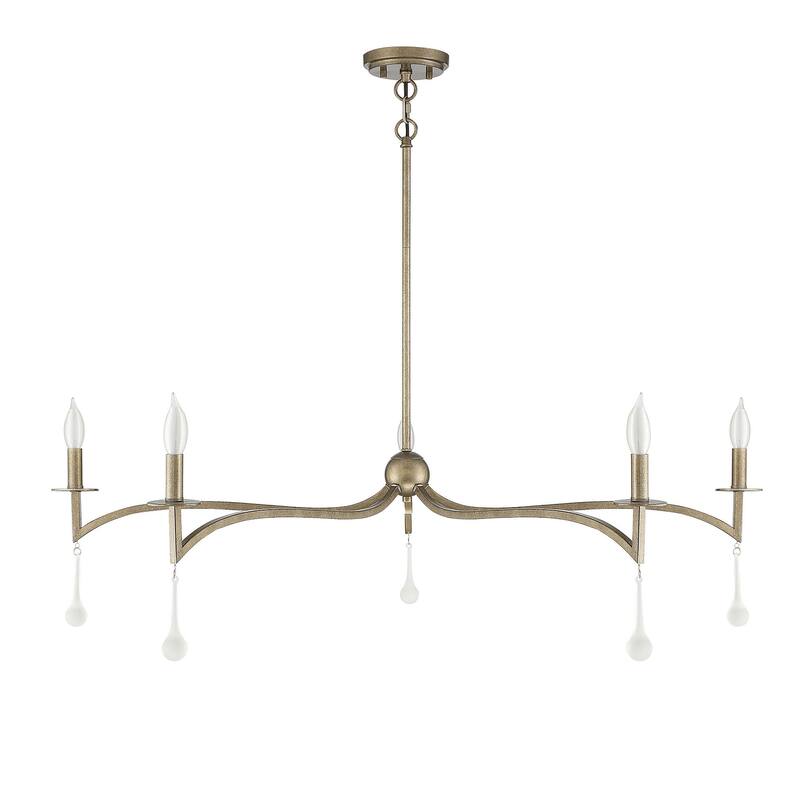 Savoy House Laramie 5 Light 43" Wide Crystal Chandelier