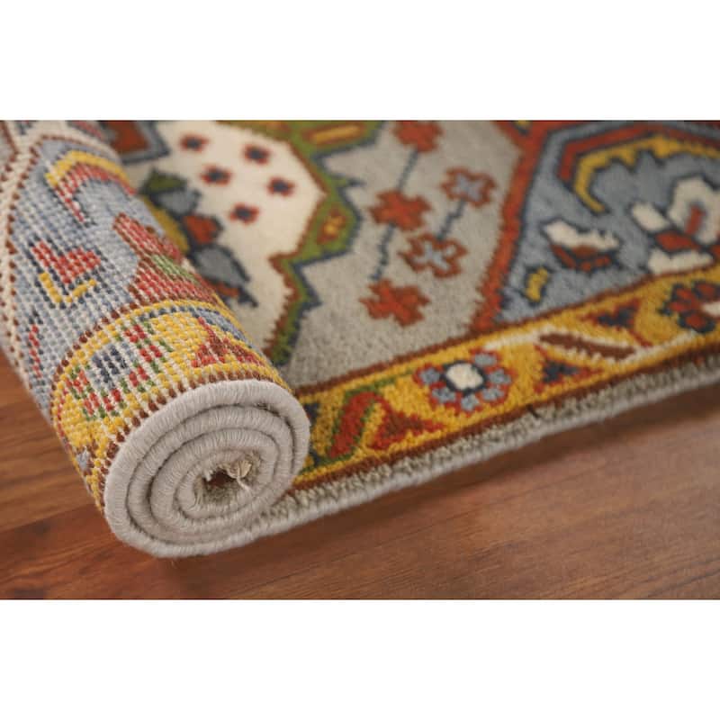 Kazak Oriental Accent Rug Wool Carpet - 2'6" x 5'10"