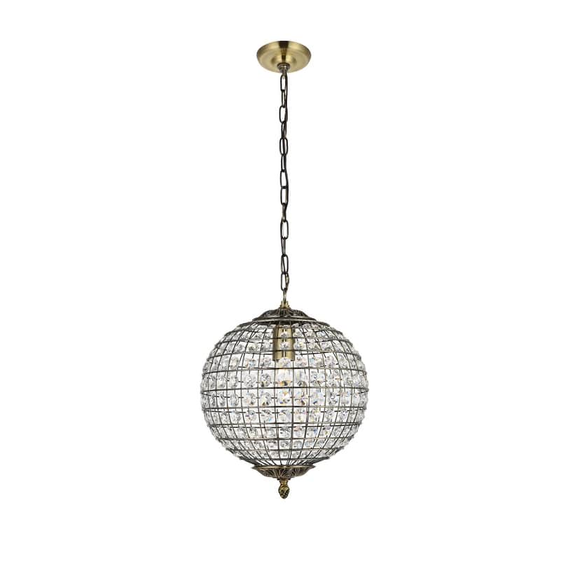 Ivy Court 1-Light 12 Inch Antique Bronze Pendant