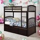 preview thumbnail 34 of 48, Multifunctional Trundle Bunk Bed - Twin Over Twin w/Trundle