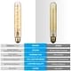 preview thumbnail 5 of 5, LED Vintage Filament Bulb T10, Dimmable, E26 Base, Amber - 4PACK