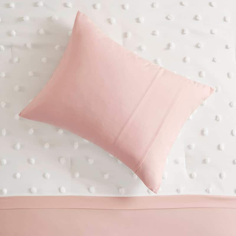 Intelligent Design Shay Colorblock Clip Jacquard Comforter Set