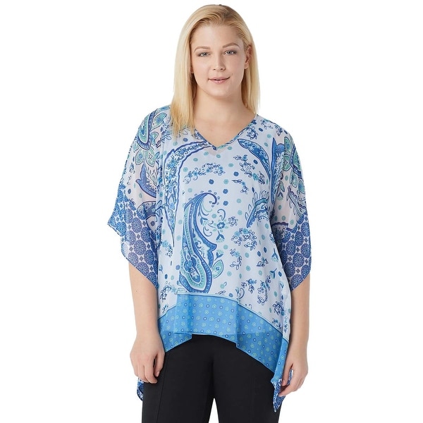 susan graver scarf top