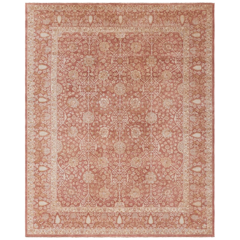 SAFAVIEH Couture Hand-knotted Haj Jalili Velka Traditional Oriental Wool - 8' x 10' - Rust/Rust - Runner/Rectangle