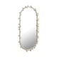 preview thumbnail 3 of 5, Bubbles Ivory Large Oval Wall Mirror - N/A