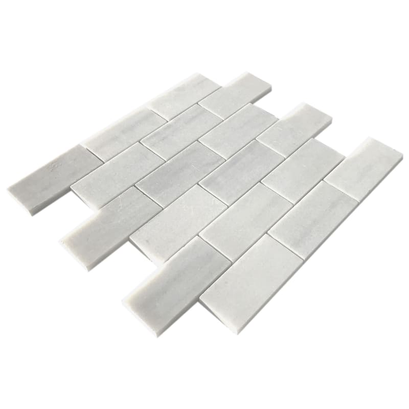 Alaska Crystal Marble 2" x 4" Honed Mosaic Tile