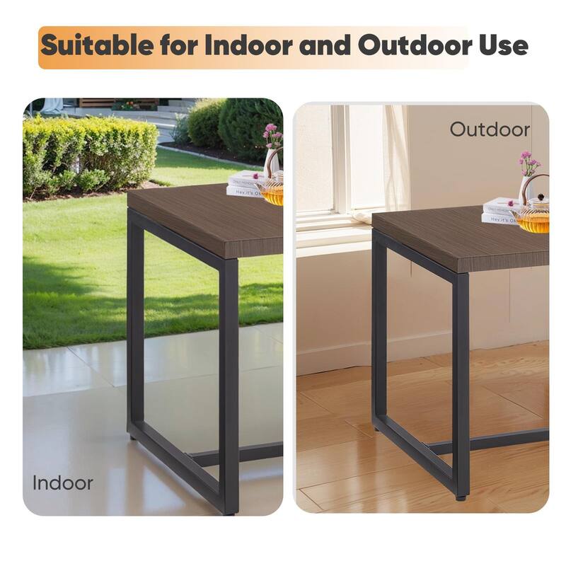 Outdoor Side Table Weather Resistant Coffee Table