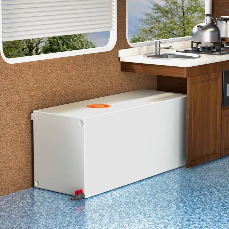 TORVA Sptinter 2500 & Transit 33-Gallon Non-Standard RV Wheel Well Water Tank Tailored for Sprinter 2500 & Transit Vans