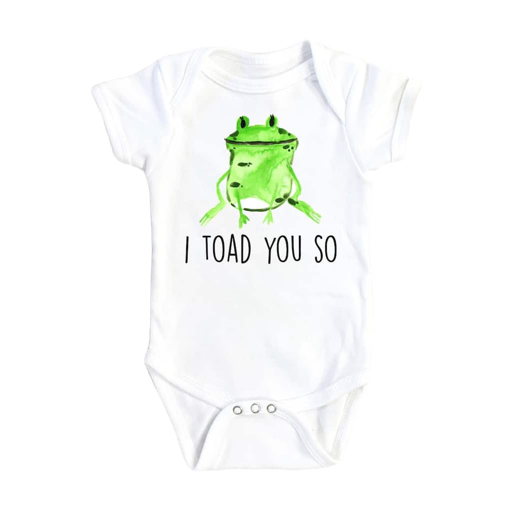 Frog Toad You So - Baby Boy Girl Clothes Infant Bodysuit Funny Cute Newborn