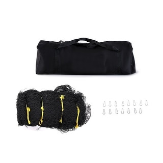 Baseball Batting Netting with Door & Carry Bag, Heavy Duty Enclosed PE Netting, 35FT - 35 feet