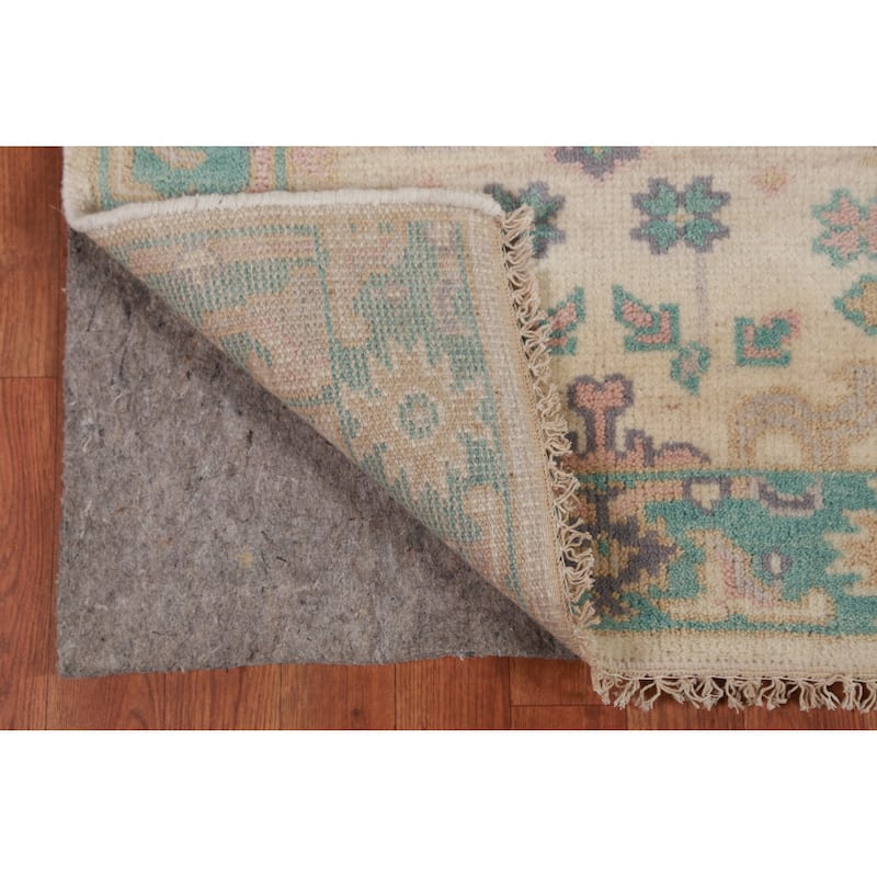 Oushak Oriental Runner Rug Handmade Wool Carpet - 2'7" x 7'10"