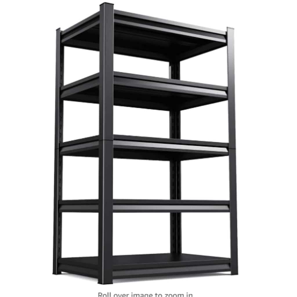 5-Tier Adjustable 72" Metal Garage Storage Shelving Unit