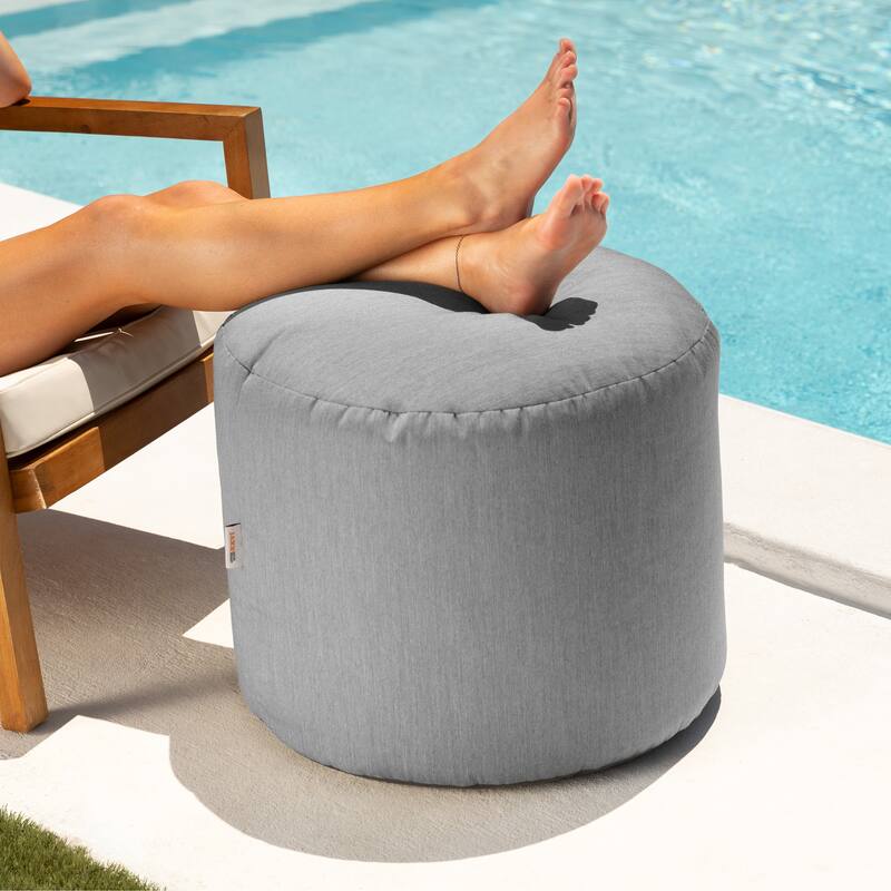 Jaxx Sunbrella Patio Bean Bag Pouf Ottoman