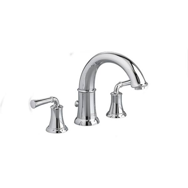 Shop American Standard 7420 900 Double Handle Tub Filler With Metal Lever Overstock 16320377 Polished Chrome