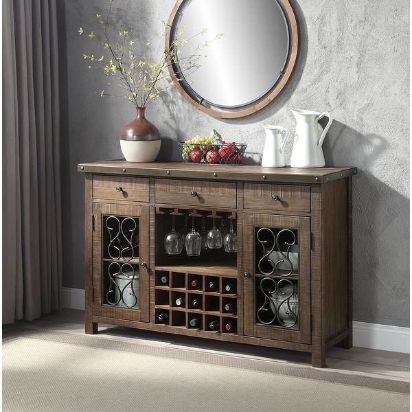 Cherry wood wine 2025 rack