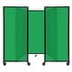 preview thumbnail 127 of 129, Room Divider 360 Folding Portable Partition - Polycarbonate Green Poly - 5' H x 8'6" W