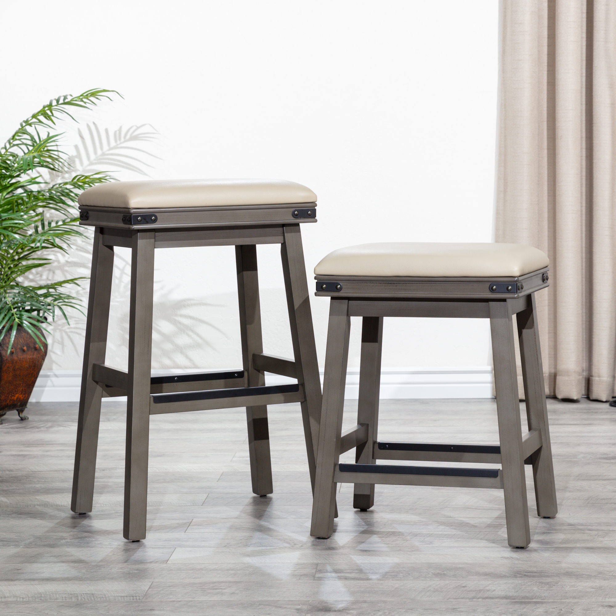 Grey Weathered Counter and Bar Stools Bed Bath Beyond