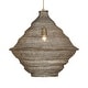 preview thumbnail 6 of 9, Uttermost Sigh Woven Brass 1 Light Pendant - N/A